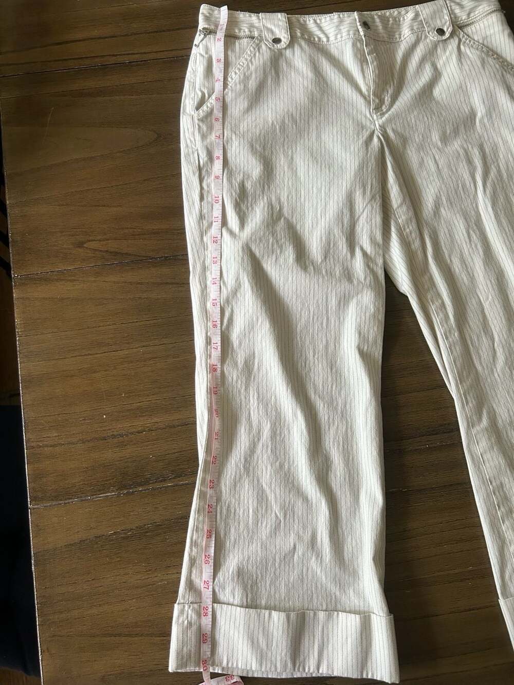 Banana Republic Martin Fit Stretch Pinstripe Pants - Picture 7 of 8